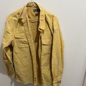 Duluth Trading Co Men's Mustard Shirt Jacket